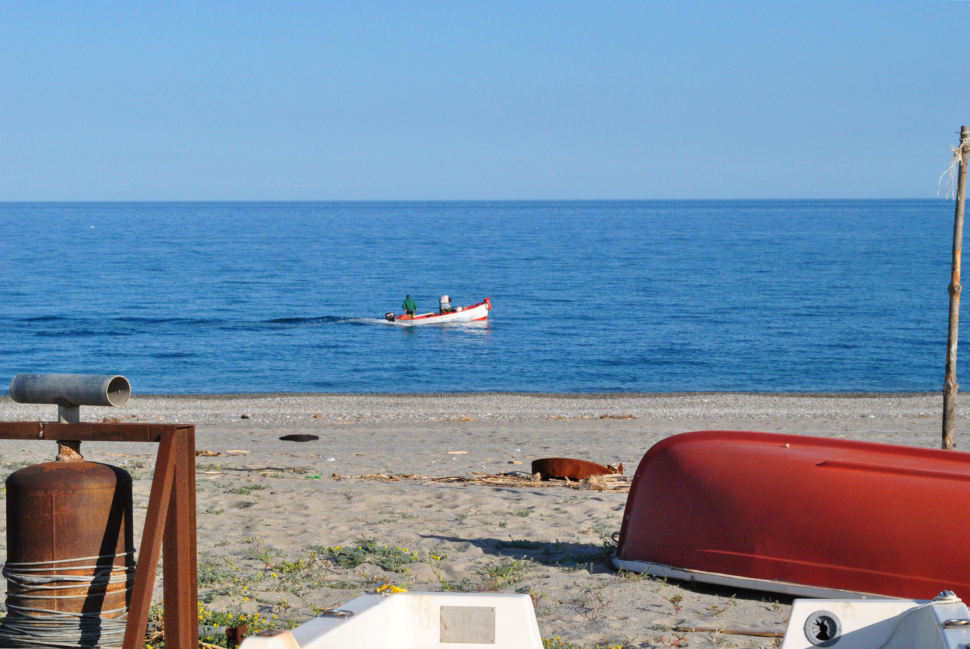 Spiaggia, mare e cielo. di rinorino51