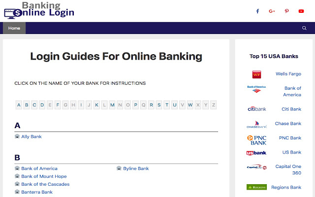 Banking Online Login