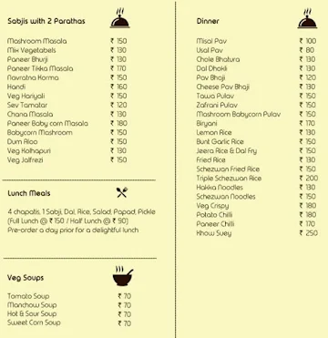 Foodania menu 