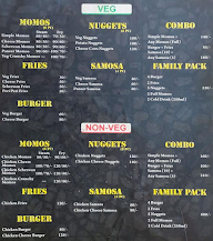 Raj Foods menu 1