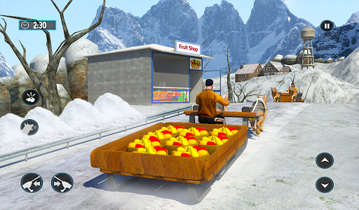 Snow Dog Sledding Transport: Dog Simulator Games