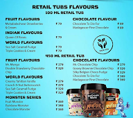 Ice Cream Works menu 2