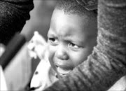 WAILING TIME: Usanda Sikhakhana was one of the Durban kids who started school yesterday. Pic. Mandla Mkhize. 17/01/2007. © Sowetan.