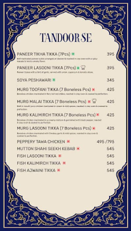 Noorani menu 1