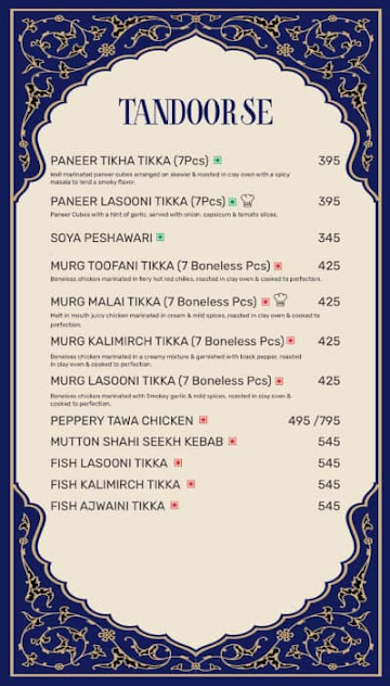 Noorani menu 