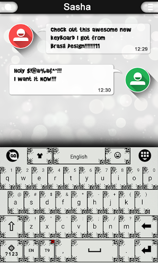 QR Code Keyboard Theme