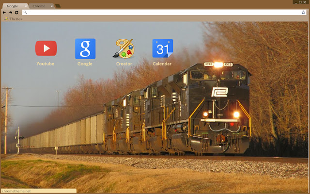 Train Series Penn Central Locomotive chrome extension