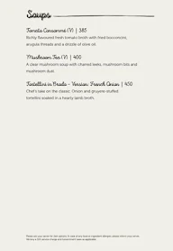 Olive Bar & Kitchen menu 1