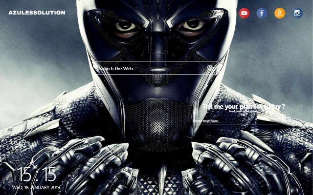 Black Panther Wallpaper - New Tab Theme Preview image 1