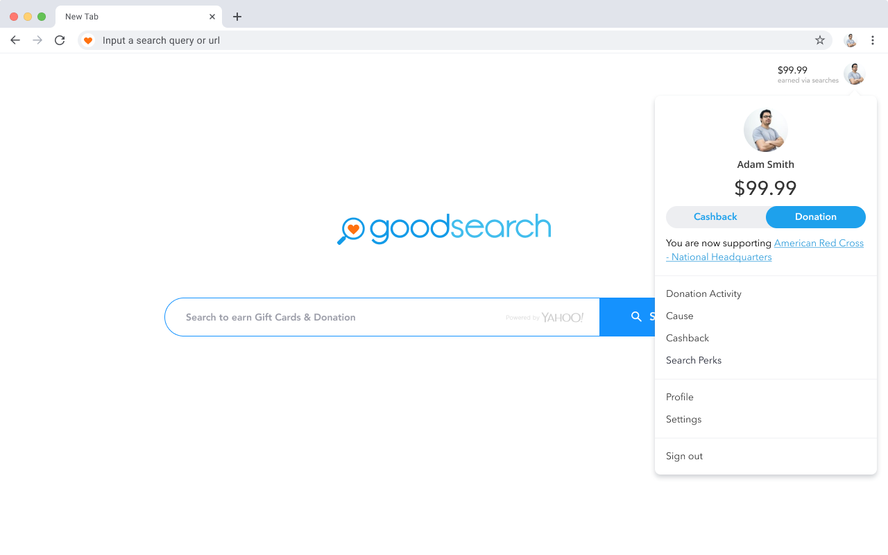 Goodsearch - Search & earn money for charity Preview image 5