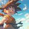 Item logo image for Kid Goku Sunset Journey Live Wallpaper