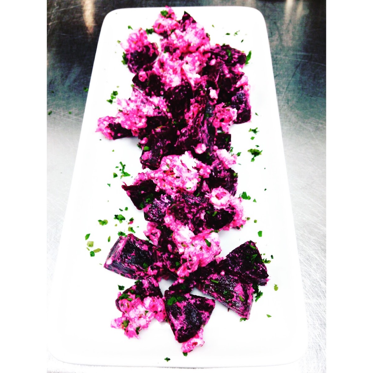 Our Lebanese beets and barrel-aged Feta are a must have