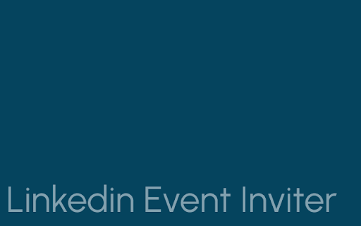 Linkedin Event Inviter