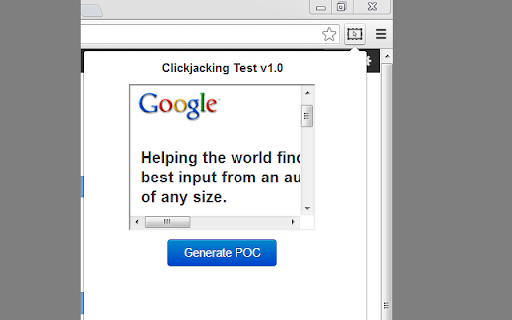 Clickjacking Test