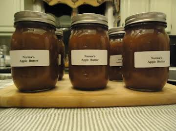 Norma's Home-made Oven Baked Sweet Cider Apple Butter