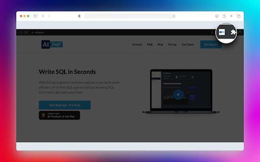 AI2sql - the Chrome extension plugin