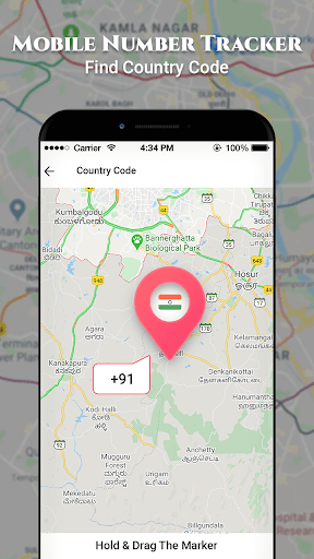 Screenshot Mobile Number Location Tracker