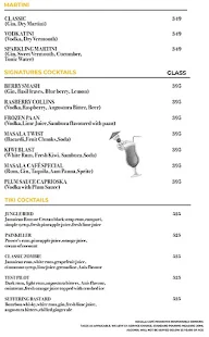 Masala Cafe menu 1