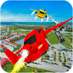 Cover Image of Baixar Car Flying Shooting: New Flying Car Simulator 2019 1.0 APK