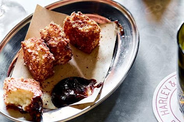 Gorgonzola croquettes and quince ketchup
