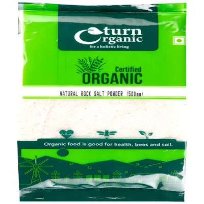 Turn Organic Rock Salt - 60 gm