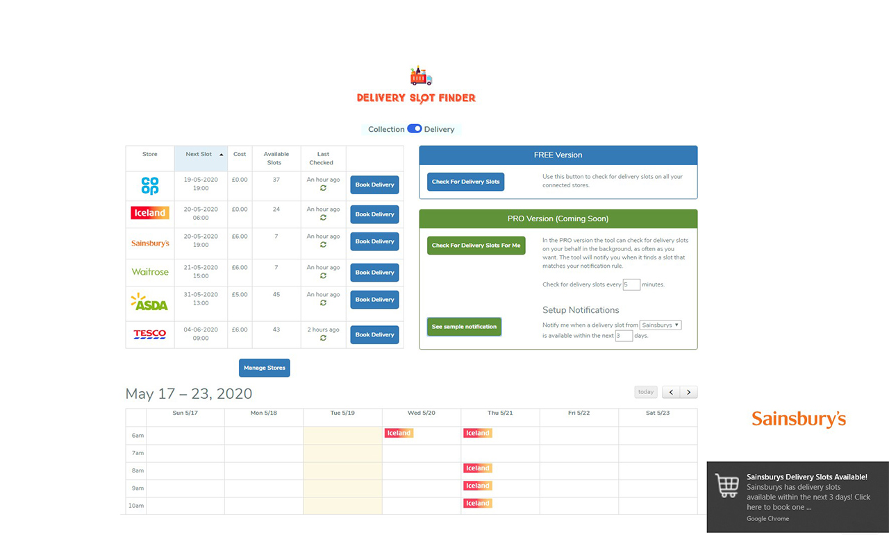 Delivery Slot Finder Preview image 3