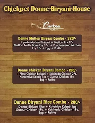 Chickpet Donne Biryani House menu 1