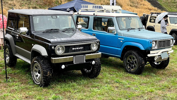 ジムニーシエラの桜とコラボ・ドライブ・オフ会・DIY・四駆に関するカスタム事例の投稿画像9枚目
