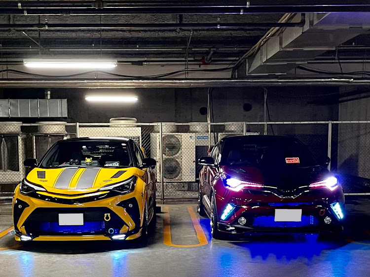 C-HRの9月もよろしくお願いします。・C-STYLE・ピカピカ✨・師弟コラボ・兄妹車コラボに関するカスタム事例の投稿画像1枚目