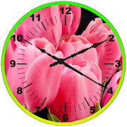 Tulips Clock Live Wallpaper  Icon