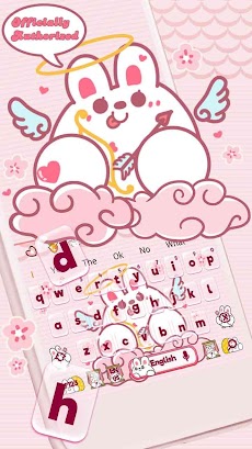 Cute Rabbit Da Ji Tu Keyboardのおすすめ画像1