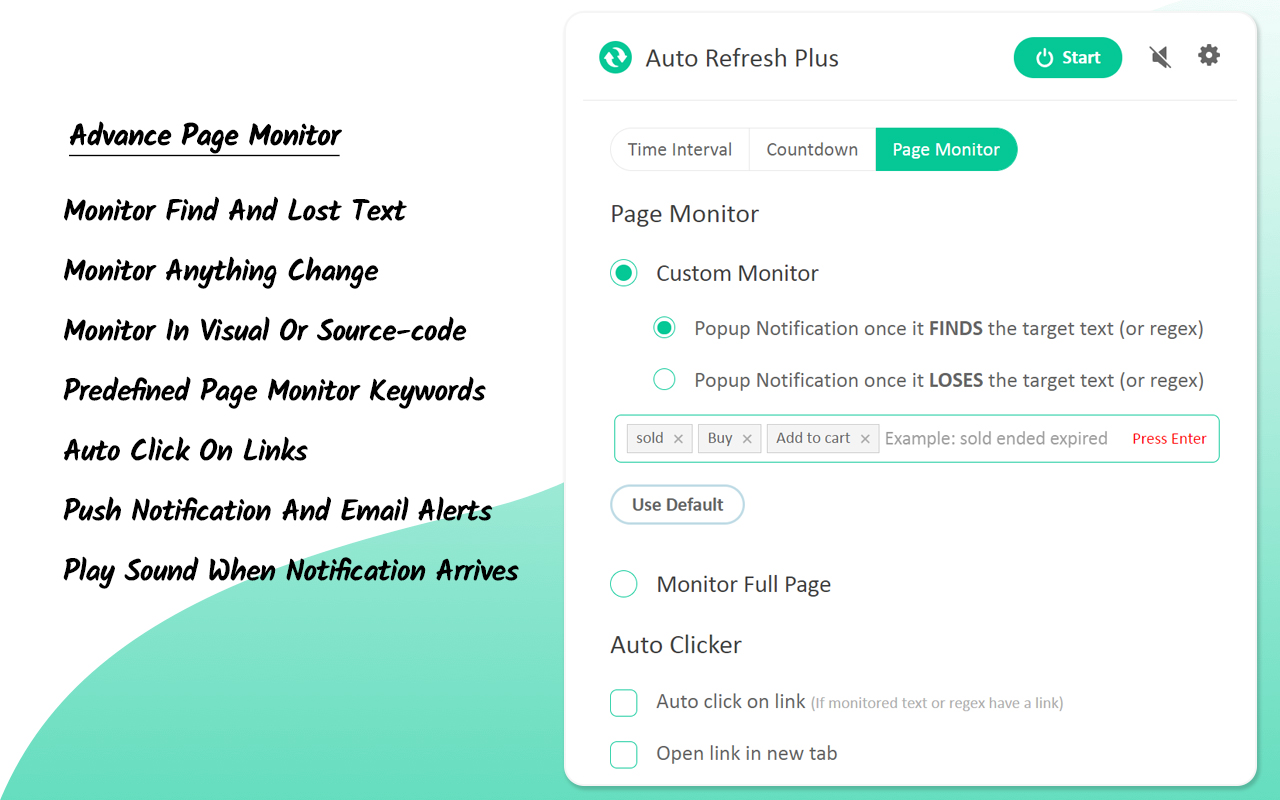 Auto Refresh Plus | Page Monitor Preview image 2