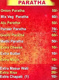 Astha Roll - Paratha House menu 1