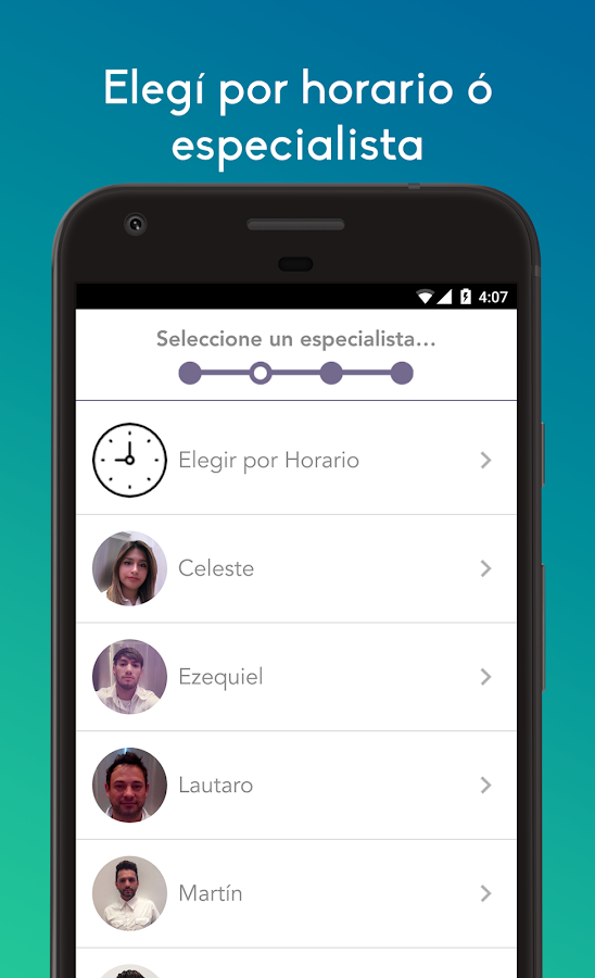   ReservaTurno: captura de pantalla 