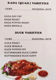 Aadam's Ruchikoottu menu 8