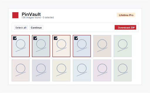 PinVault - Pinterest Board Image Exporter screenshot 1