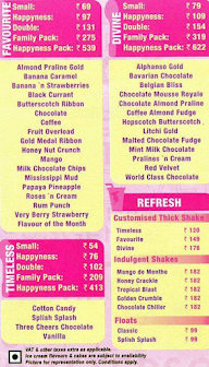 Baskin Robbins menu 1