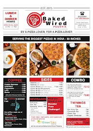 Baked & Wired Pizzeria menu 2