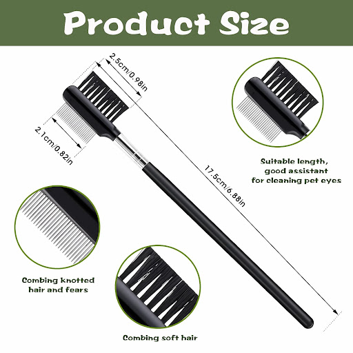 Title 1, Dog Eye Comb Tear Stain Remover Double Head Com...