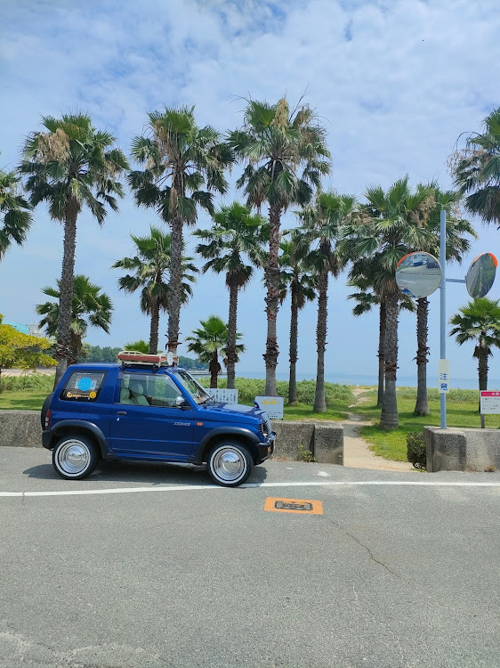 パジェロミニのヤシの木🌴・愛媛ドライブ・海岸線ドライブに関するカスタム事例の投稿画像1枚目