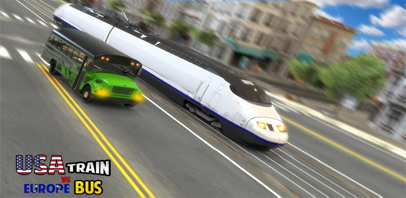 USA Train vs Europe Coach Bus Simulator 2019