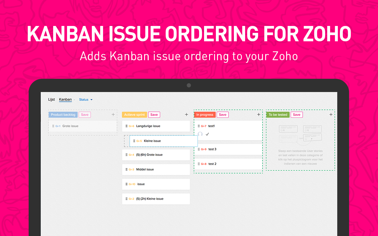 Kanban issue ordering for Zoho Preview image 1