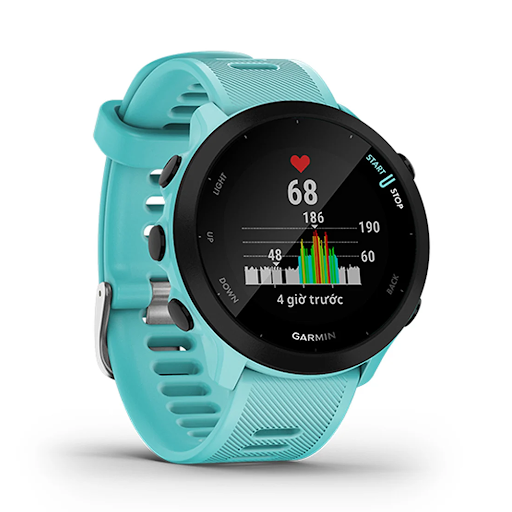 Đồng hồ thông minh Garmin Forerunner 55, GPS, KOR/SEA, Màu xanh biển (010-02562-52)