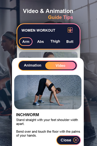 Screenshot Women Fitness Workout at Home 