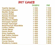 Kiara Home Bakery menu 4