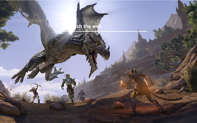 Elder Scrolls Online Elsweyr New Tab Theme