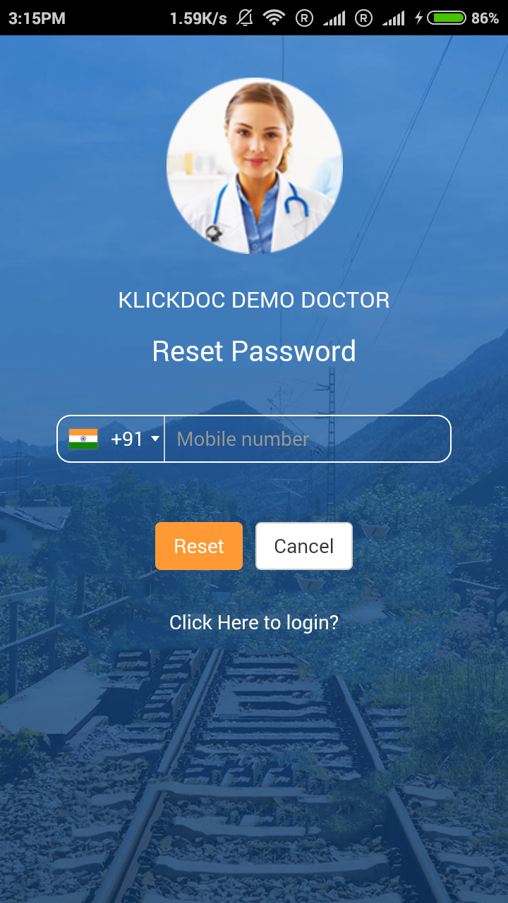 Klickdoc Demo Screen 3