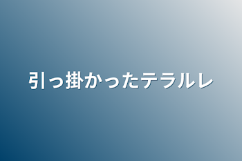 引っ掛かったテラルレ