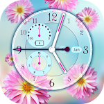 Cover Image of Download Flower Clock Live Wallpaper 1.1 APK