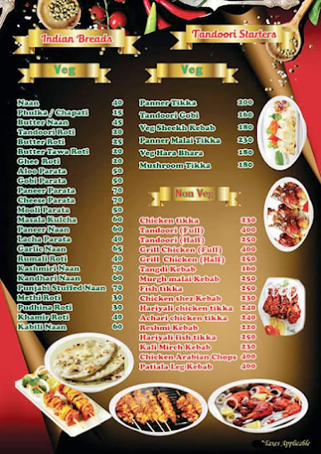 Dilli Da Tadka menu 